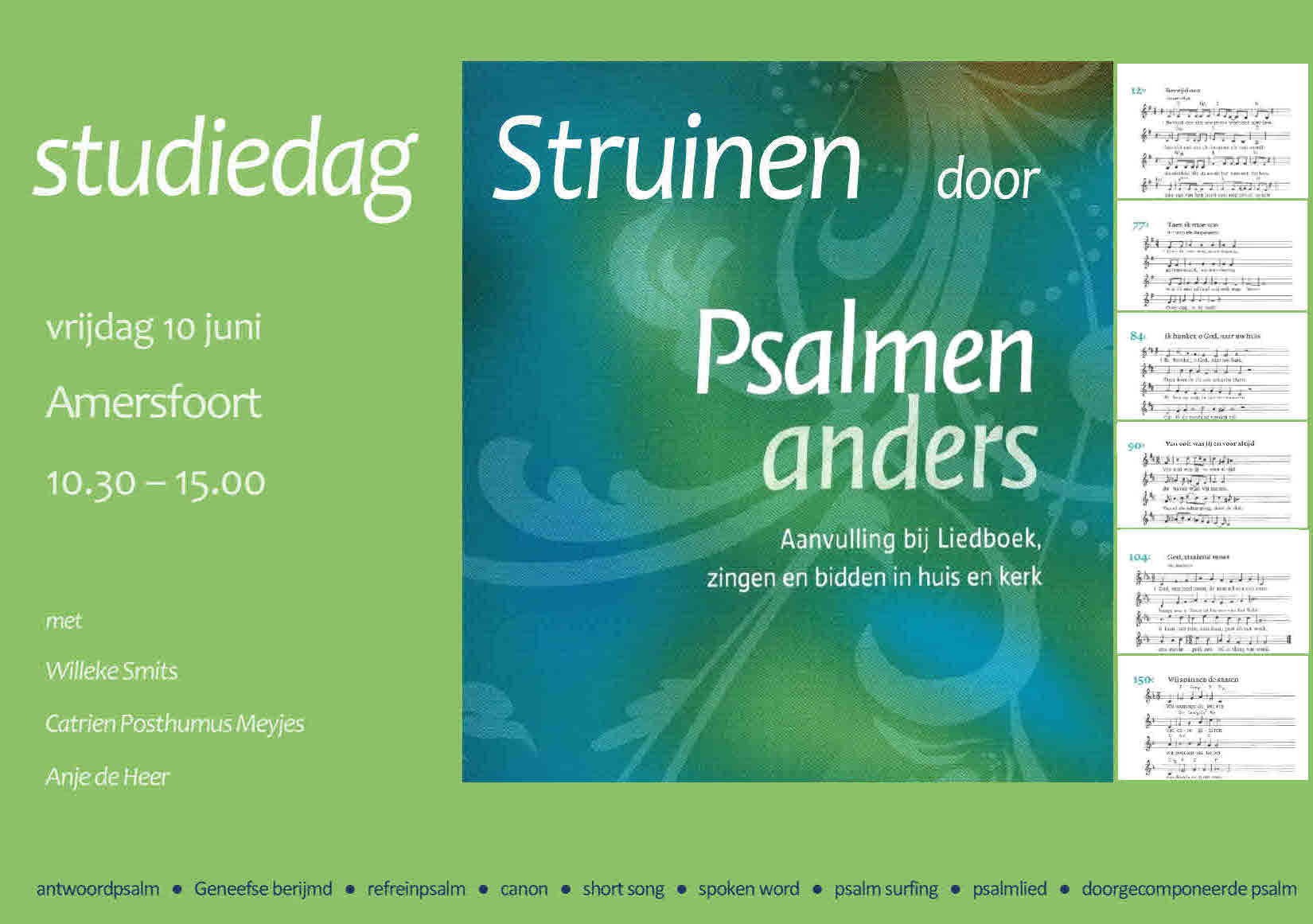 Flyer Struinen door Psalmen anders