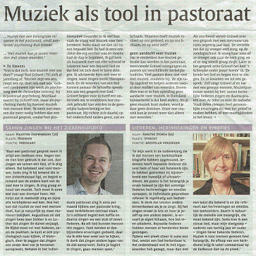 ND 280218 Muziek als tool in het pastoraat
